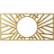 Ekena Millwork Hoover Architectural Grade PVC Pierced Ceiling Medallion, Gold, 40"W x 20"H x 14 3/4"ID x 1"P CMPP40X20HOSGO - alternate 3